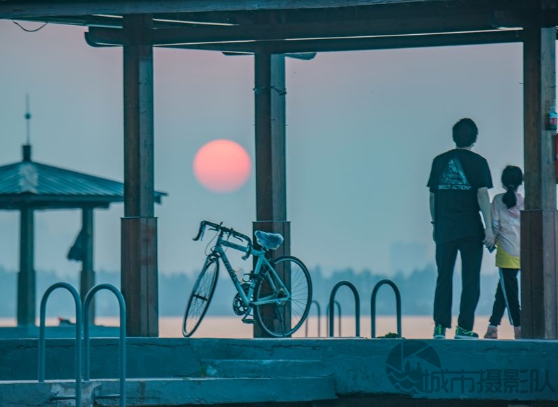 晨曦+武汉东湖听涛景区晨曦如画