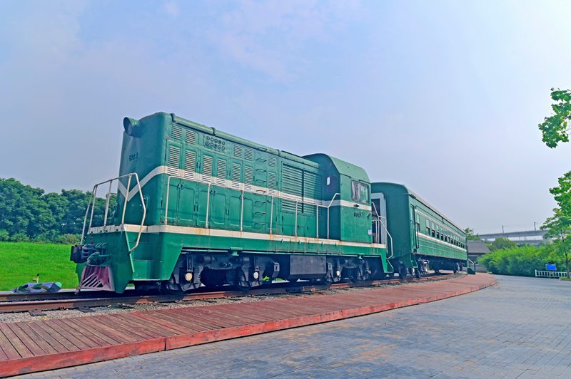 戴家山公园绿皮火车