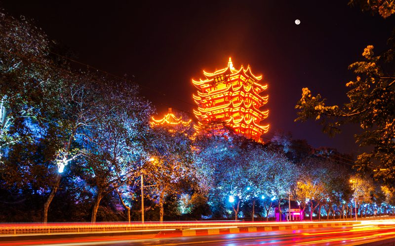 黄鹤楼夜景