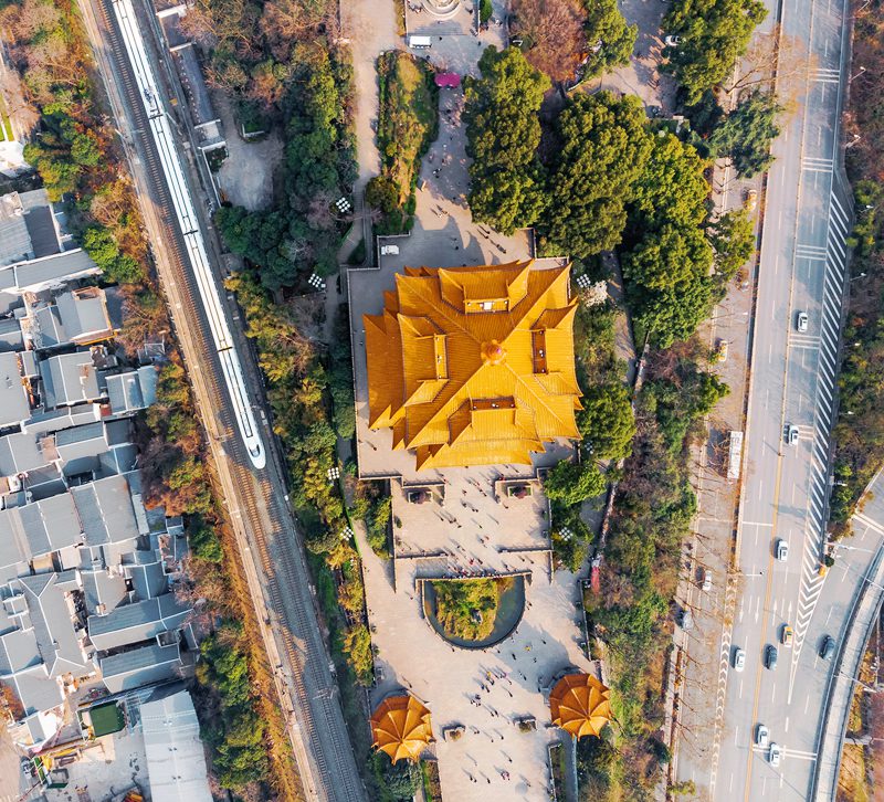 黄鹤楼与和谐号