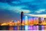 长江夜景灯光秀-江山气魄国风楚韵，袁潮涌摄影
