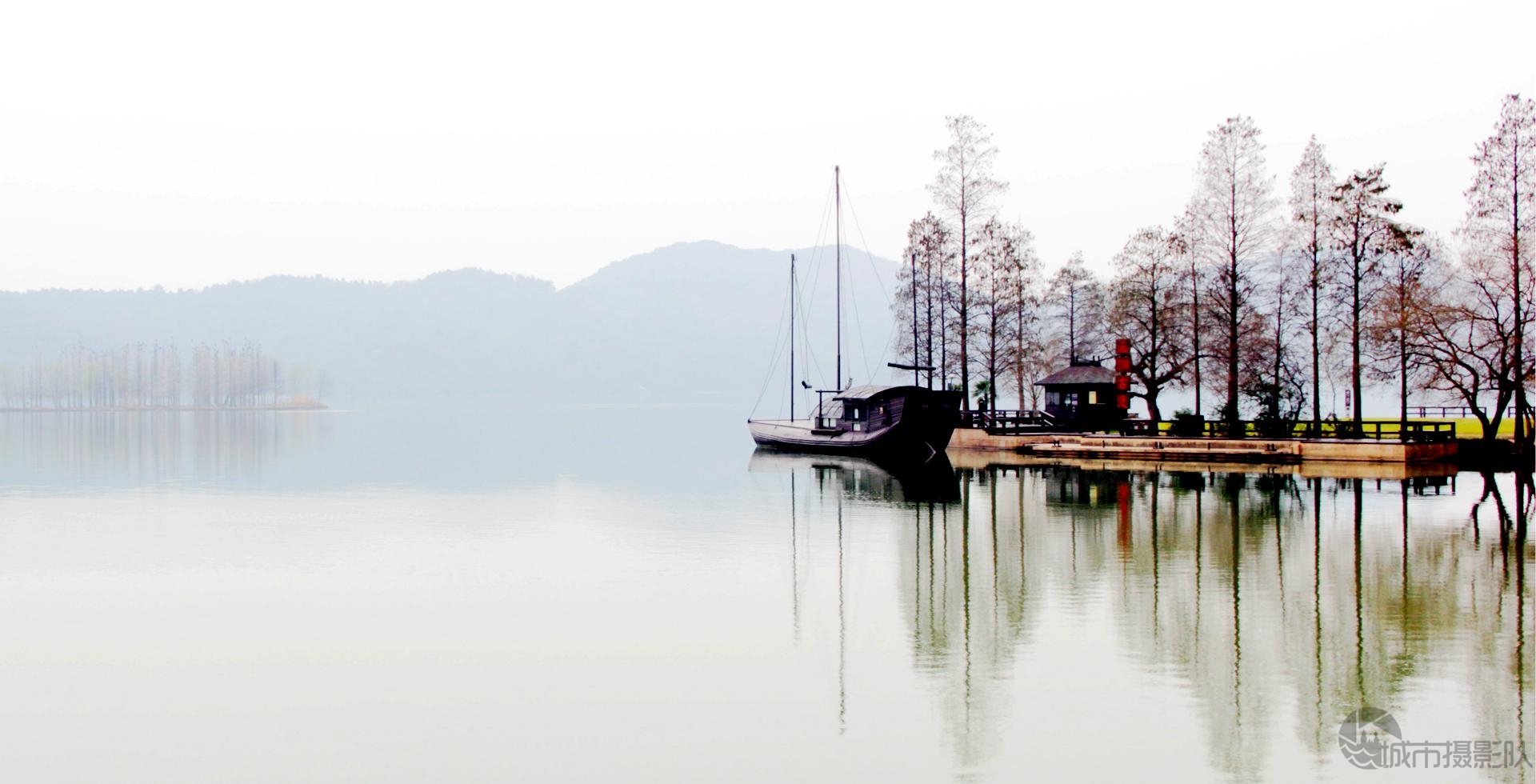 美丽的落雁岛