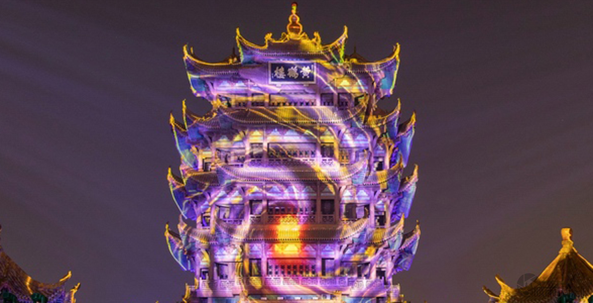 黄鹤楼灯光秀