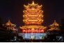 3月25日晚，武汉地标黄鹤楼以一场精彩绝伦的激光秀答谢曾经无私帮助过武汉的白衣天使们。