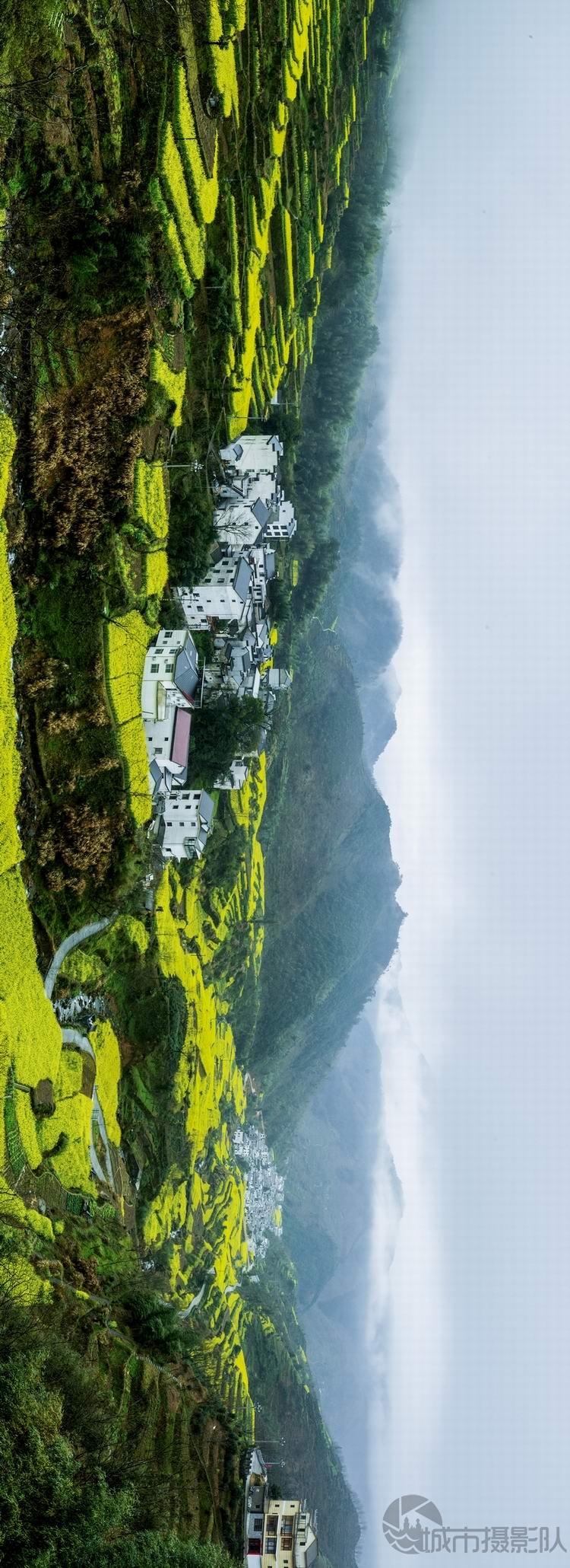 远眺黄山歙县石潭
