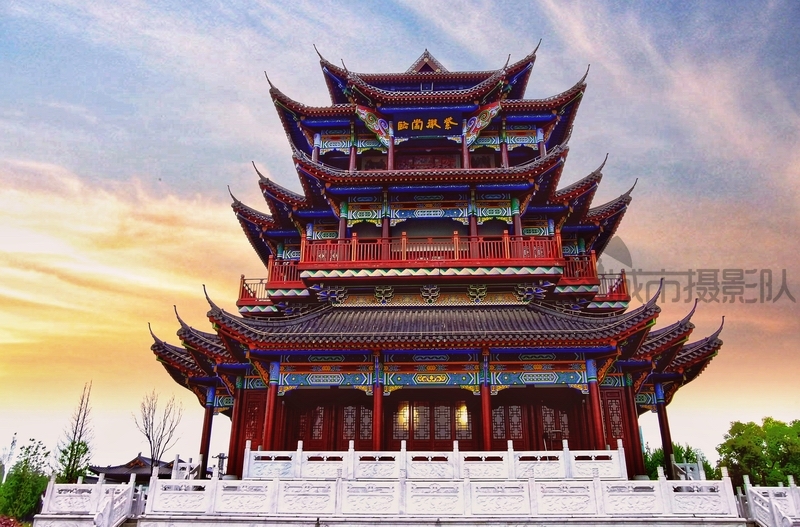 紫阳湖公园紫阳阁