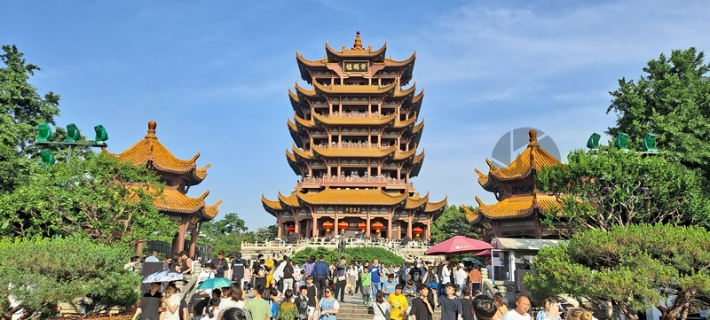 武汉人气最火爆旅游景点黄鹤楼