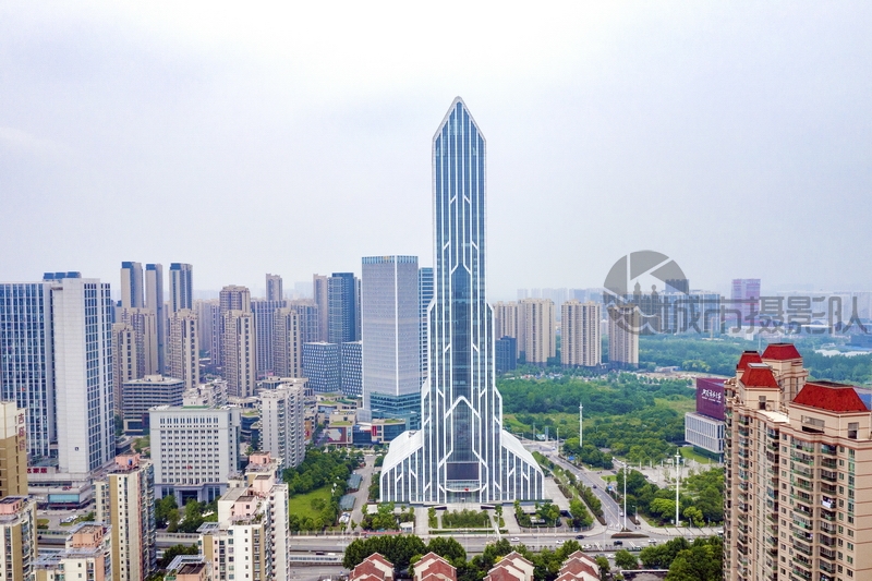 航拍火箭楼市民之家