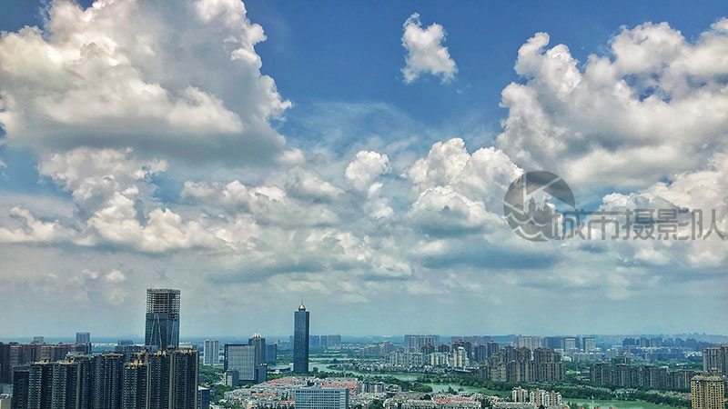 金银湖的蓝天白云