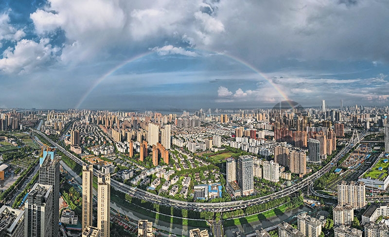 雨过天晴现彩虹