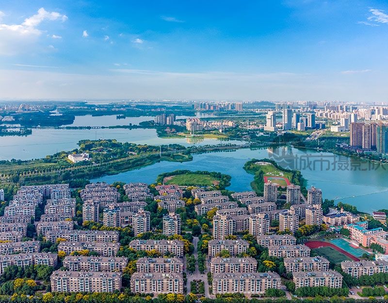 航拍金湖家园