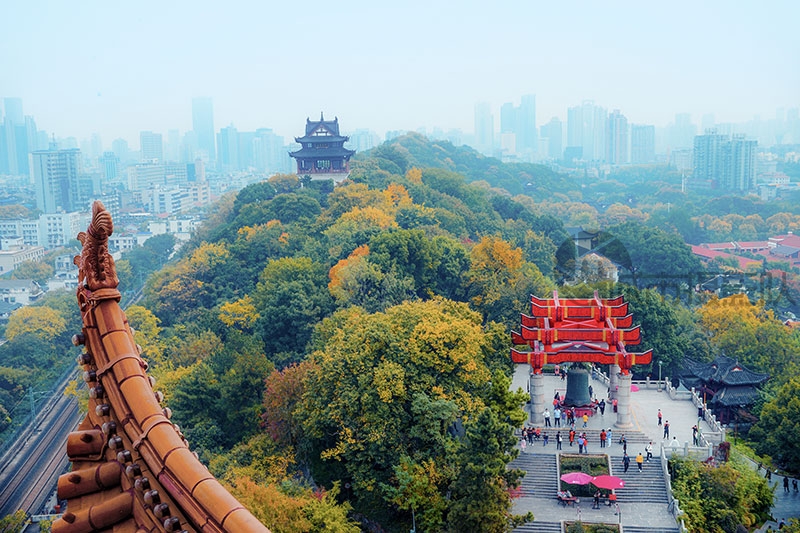 黄鹤楼的深秋