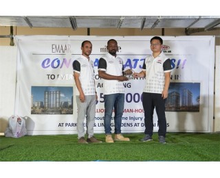 中企承建的迪拜山庄项目获1250万安全工时证书