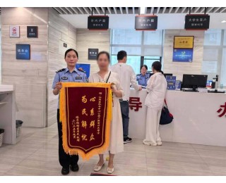 “速度”破难题、“温度”暖民心，这个窗口获赠两面锦旗