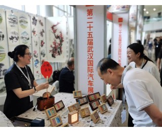 武汉首届残疾人艺术家作品展亮相国际车展，让世界看见他们的光芒