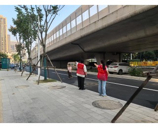 武汉市江岸区多方联动保障建设大道延长线畅通