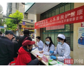 免费问诊进社区 心系居民护健康