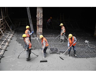 新建沪宁合高铁海门北站核心区基坑底板顺利封底