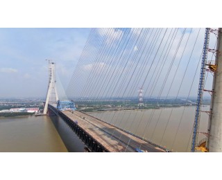 广东中山香山大桥顺利合龙 珠江口再添新地标