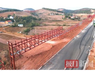 当阳坝陵化工园项目公共管廊贯通，破解管线反复开挖难题