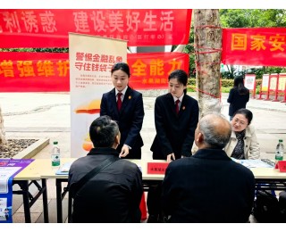 武昌区法院水果湖法庭开展“4·15”全民国家安全教育日普法宣传活动