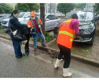 东西湖区慈惠街擦亮辖区洁净底色，欢欢喜喜过五一
