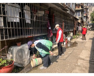 干净整洁迎五一！洪山区逸景华庭社区开展节前环境整治行动