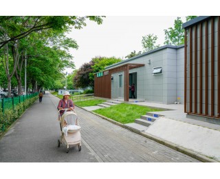 武昌晒湖公园驿站公厕亮相