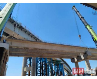 安徽淮桐高速淮南段1标箱梁架设完成